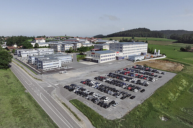 Im Werk Zandt entsteht ein Neubau und ein neuer Parkplatz wird angelegt.